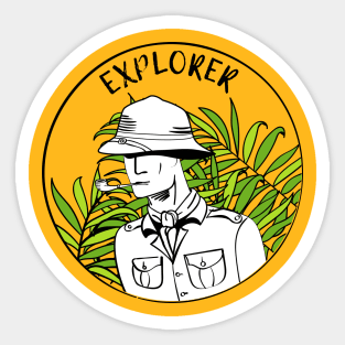 explorer Sticker